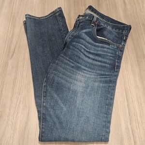 Polo Ralph Lauren Slim Straight Jeans Mens 36x34 Medium Wash Blue Denim Stretch